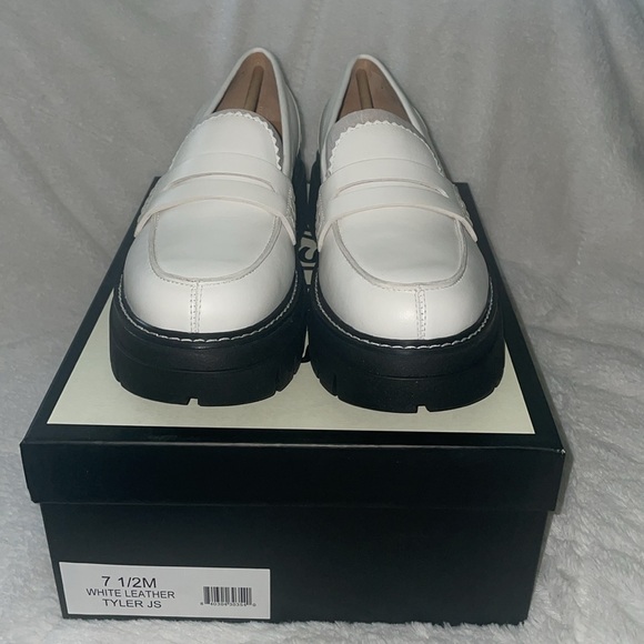 NWT J/SLIDES TYLER White Leather Loafer - Picture 8 of 16